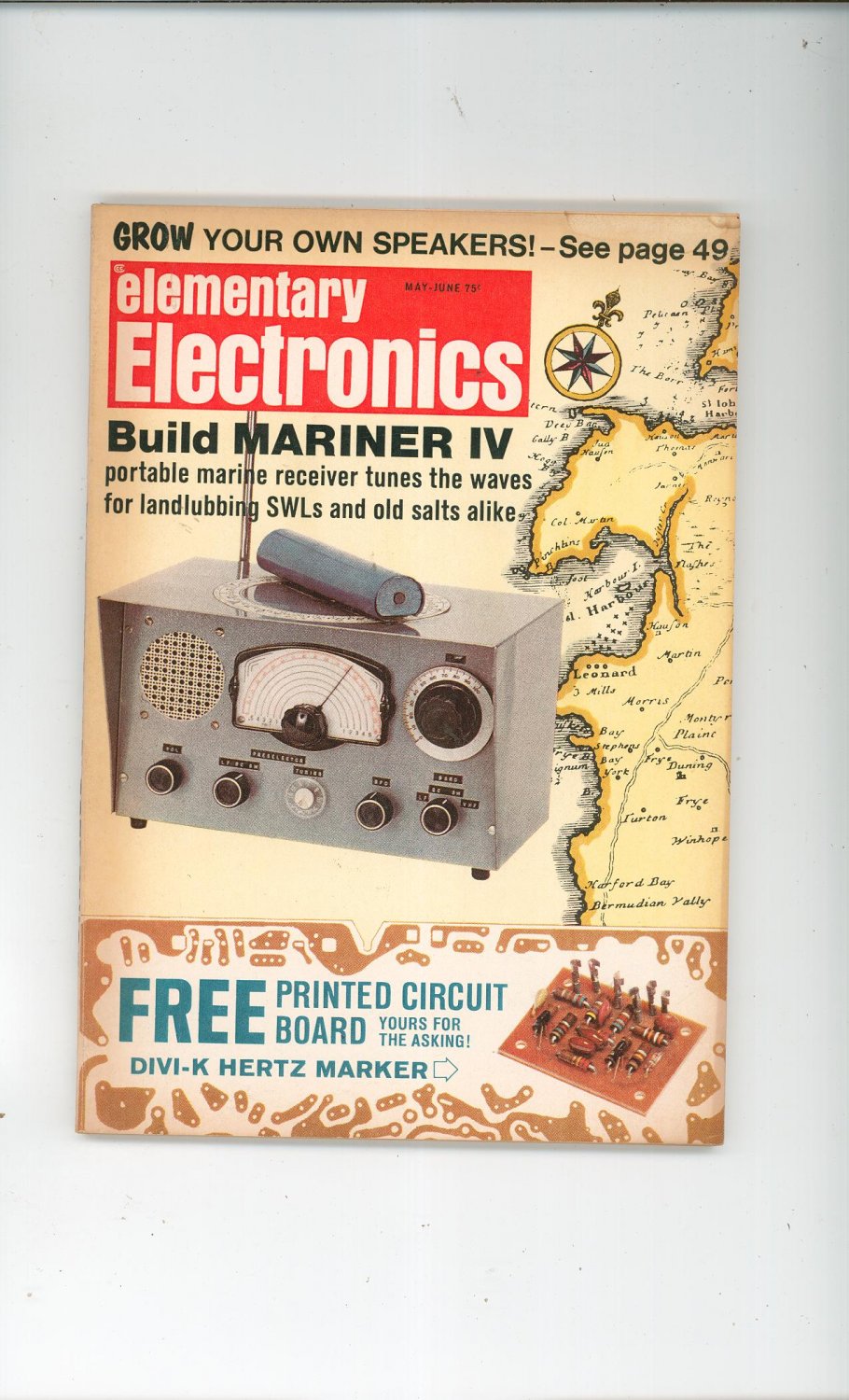 Elementary Electronics Magazine Vintage Back Issue May June 1968