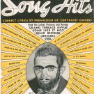 Song Hits Lyric Magazine Vintage July 1939