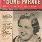 Song Parade Lyric Magazine Vintage July 1941