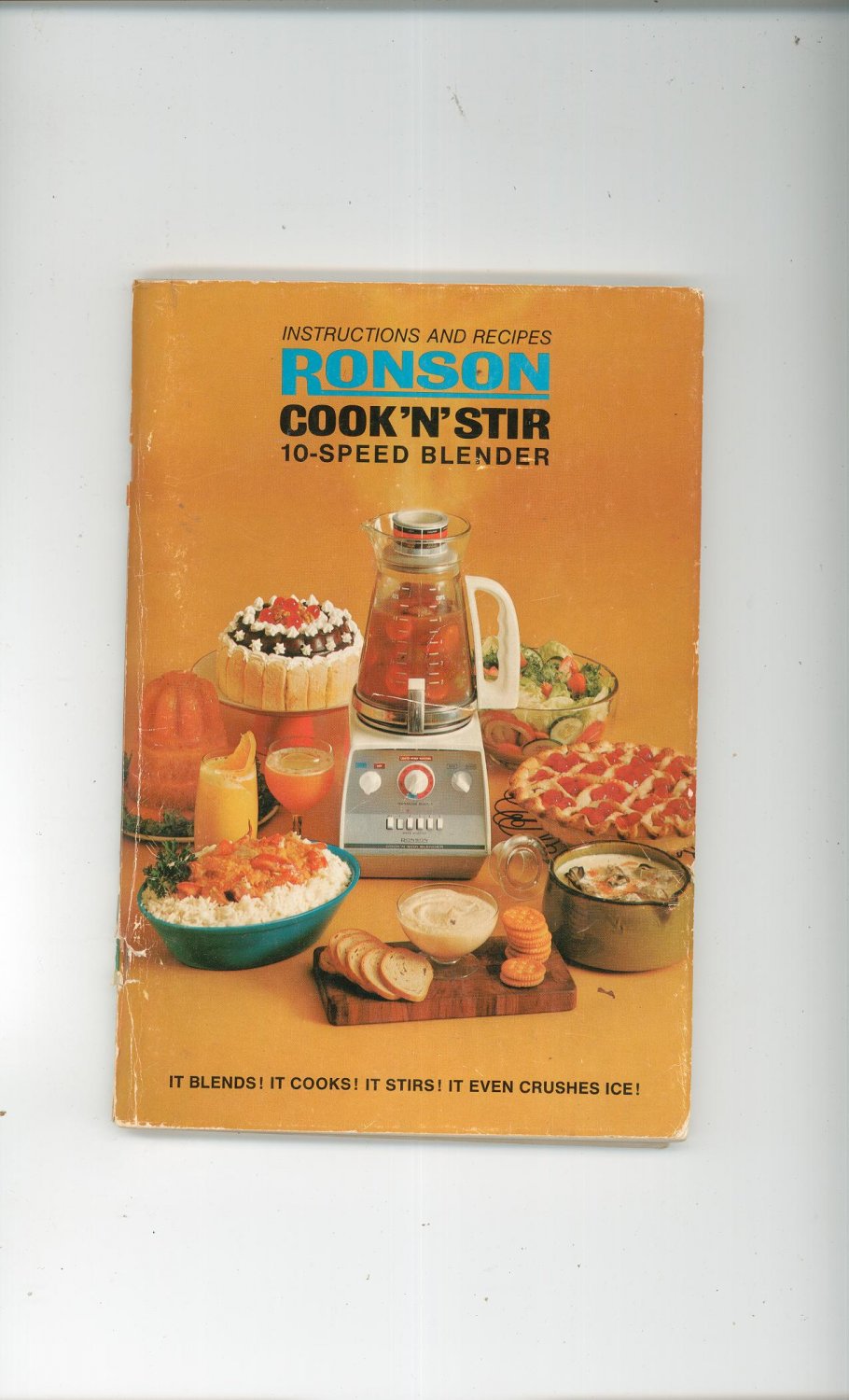 Ronson Cook N Stir Blender Instructions & Recipes Cookbook / Manual