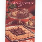 Plain & Fancy Recipes From Nestle Cookbook Vintage 1967