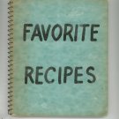 Favorite Recipes Cookbook Vintage Regional Agawam Baptist Church 1952