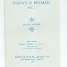 Parke Bernet Galleries Indian & Persian Art Catalog November 1968