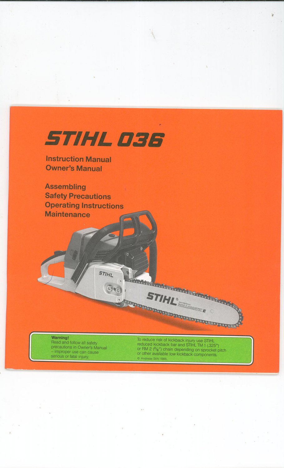 stihl workshop manual
