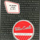 Weber Costello Vintage Catalog Number AM-71 1960 Art Material