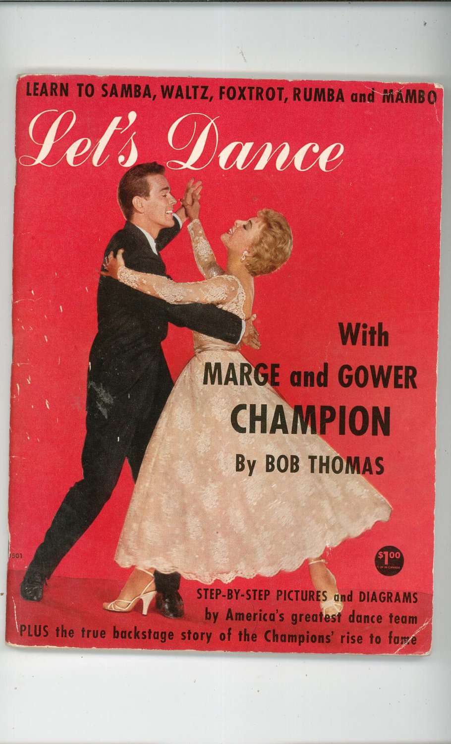 Let's Dance With Marge & Gower Champion By Bob Thomas Vintage Samba 