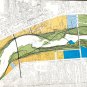 The Genesee River Plan Vintage Rochester New York With Color Maps