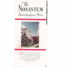 The Nonantum Kennebunkport Maine Travel Brochure Vintage
