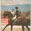 Vintage Montreal 1976 Olympiad XXI Equestrian Souvenir Program With Insert Olympics