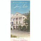 Williamsburg Inn & Lodge Virginia Vintage Brochure
