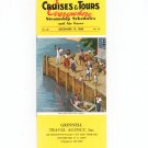 Cruises & Tours Everywhere Steamship Schedules & Air Fares Travel Brochure Vintage 1968