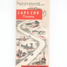Cape Cod Directory With Advertisements Travel Brochure Vintage Chamber Of Commerce