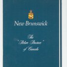New Brunswick The Picture Province Of Canada Travel Guide Vintage
