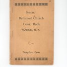 Second Reform Church Cookbook Regional Marion New York Vintage Advertisements