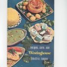 Recipes Care Use Westinghouse Electric Ranges Cookbook Vintage 1949 Model A774-49 Plus
