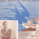 When The Swallows Come Back To Capistrano Sheet Music Vintage M. Witmark Dick Stabile