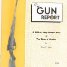 The Gun Report April 1976 Military Map Powder Horn Seige Of Quebec Vintage