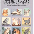 Favorite Cats Stickers And Seals John Green 048626369x