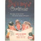 Sing A Song Of Christmas Advertising / Promotion Esso Vintage 1954