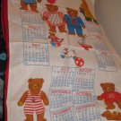 Gordon Fraser Gallery Wall Calendar 1987 Teddy Bears Linen?