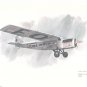 Vintage Ford Stout 2-AT Pullman Airplane Print United Airlines Collector Series 1976