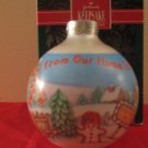 Hallmark Keepsake From Our Home To Yours 1992 Ball Ornament With Box