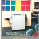 Konica Color 7 Copy Machine Copier Advertising Brochure