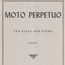 Paganini Moto Perpetuo Viola & Piano Vieland International Music