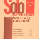 Solo Repertoire For Young Pianist by William Gillock Vintage Willis Music