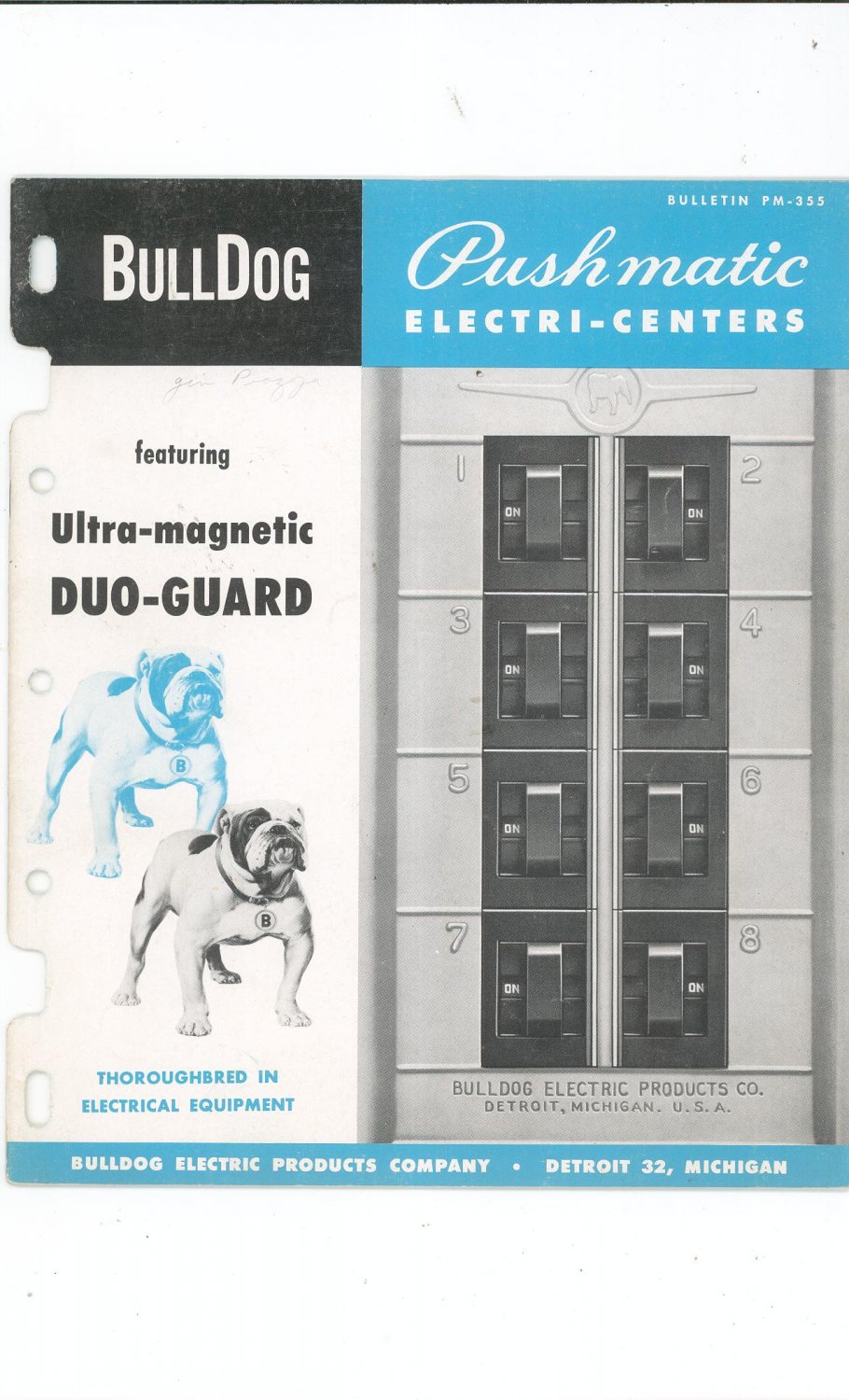 Vintage Bulldog Duo Guard Ultra Pushmatic Circuit