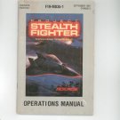 Project Stealth Fighter F19-Mo35-1 Operations Manual Not PDF MicroProse
