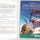 Sid Meier's Colonization Create A New Nation Manual Not PDF MicroProse