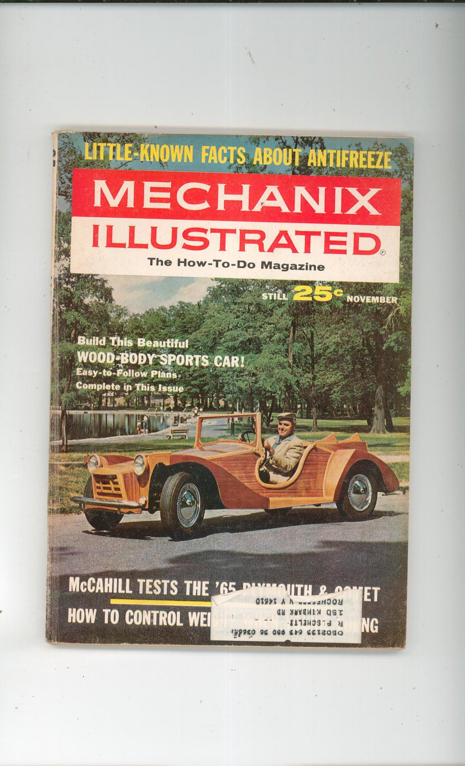 Mechanix Illustrated Magazine November 1964 Vintage Build Wood Body ...