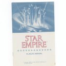 Star Empire Player's Manual Not PDF First Row Software