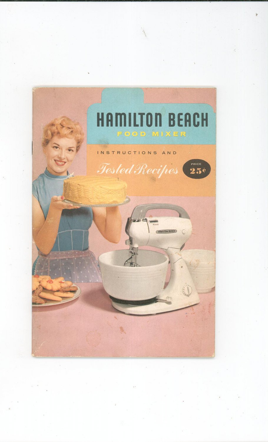 Hamilton Beach Model H Food Mixer Manual & Recipes Vintage