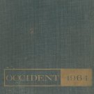 Occident 1964 Year Book Yearbook West High High School Vintage Rochester New York
