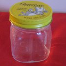 Lot Of 6 Oster 8 ounce Mini Blend Containers Vintage Glass With Metal Caps Original Shipping Box