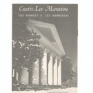 Vintage Custis Lee Mansion Robert E. Lee Memorial Travel Brochure 1962