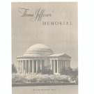 Vintage Thomas Jefferson Memorial Travel Brochure 1962