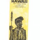 Hawaii The Aloha State Travel Guide Vintage 1959