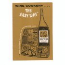 Wine Cookery The Easy Way Recipe Booklet Cookbook California Wine Board
