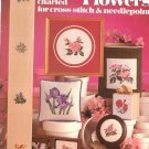 State Flowers Charted For Cross Stitch & Needlepoint by Mansfield Leisure Arts 178 1980