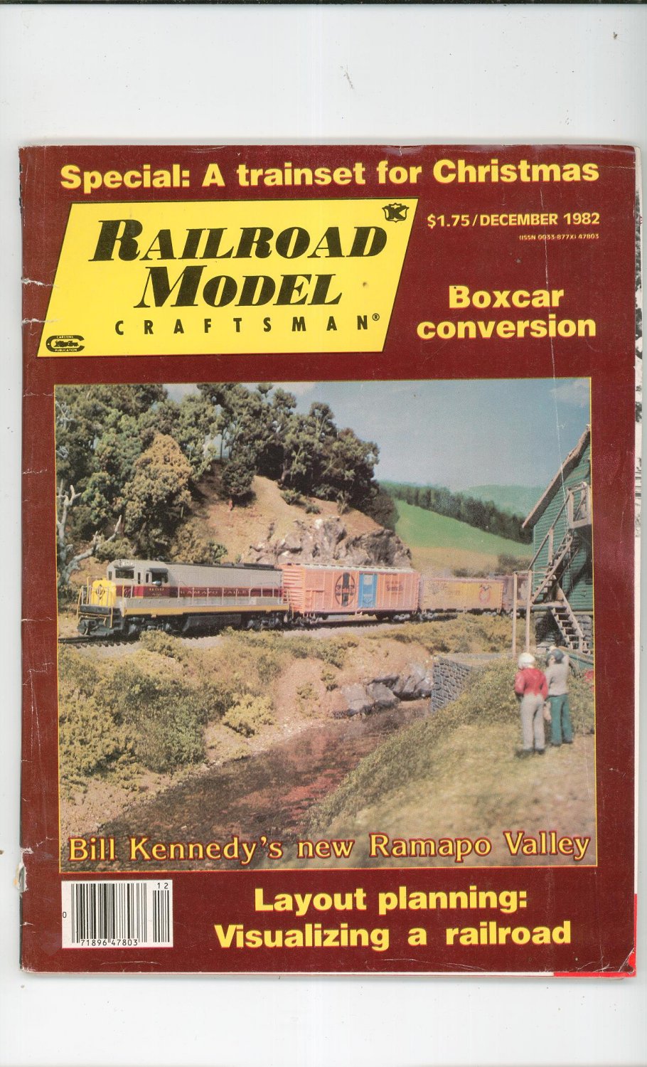 Railroad Model Craftsman Magazine December 1982 Not PDF Back Issue