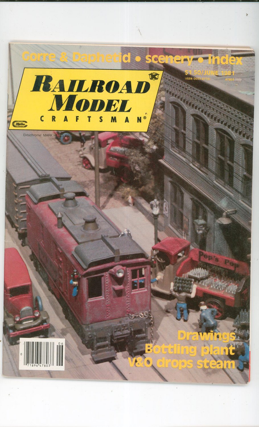 Railroad Model Craftsman Magazine June 1981 Not PDF Back Issue
