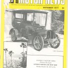 Antique Motor News Magazine October 1977 Vintage Back Issue 1904 Gladiator