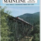 Mainline Modeler Magazine June 1988 Train Railroad  Not PDF Back Issue