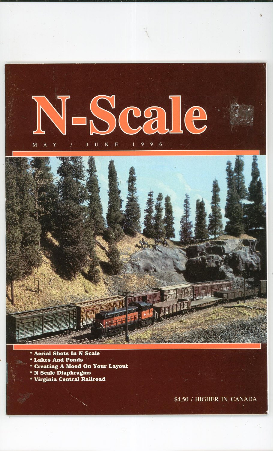 N Scale Magazine May June 1996 Back Issue Train Railroad