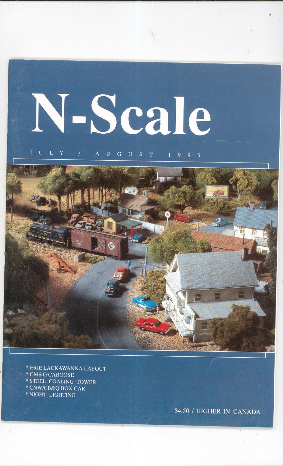 N Scale Magazine July August 1995 Back Issue Train Railroad