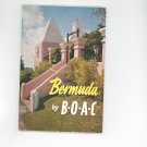 Vintage Bermuda By BOAC Travel Guide Book B O A C Airline B.O.A.C.