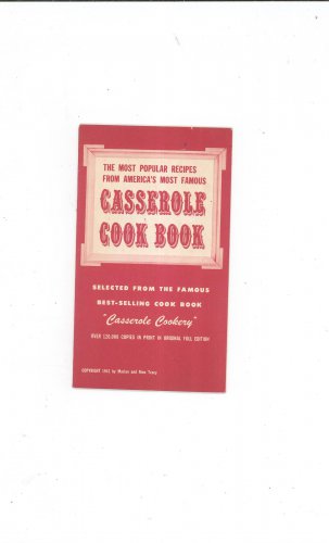 Vintage Most Famous Recipes From Casserole Cookery Cookbook Booklet Tracy 1941